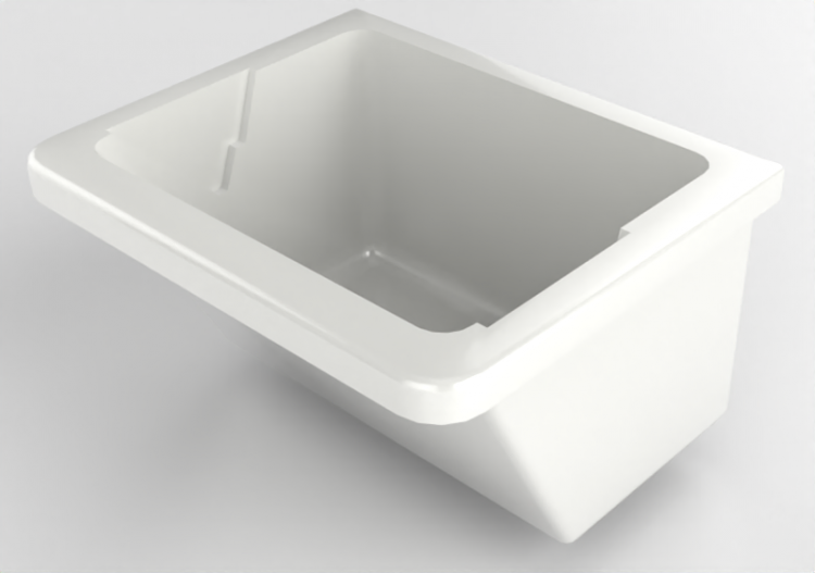3D Waschbecken - Ausgussbecken aus Keramik - Geberit -...