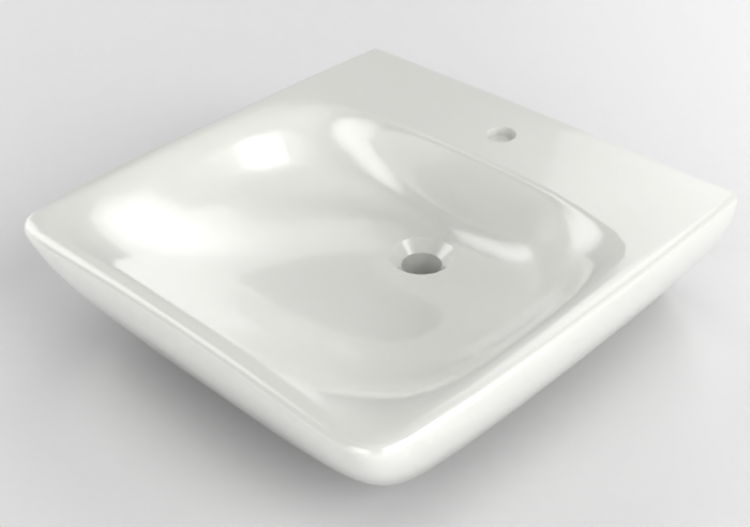 Lavabos 3D - Lavabo pour PMR - Geberit - Geberit Selnova...