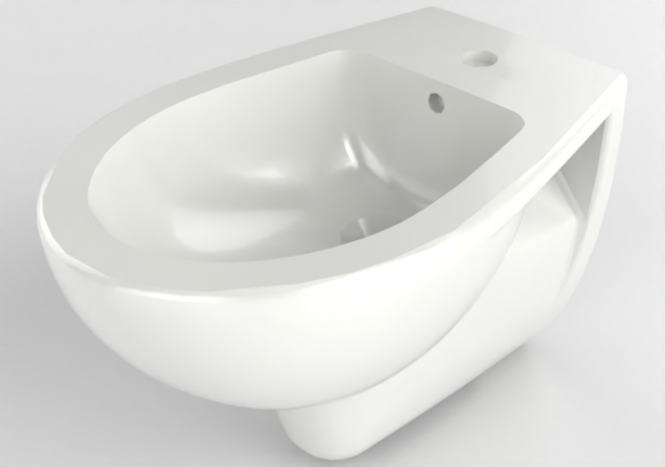 Bidé 3D - Bidé suspendido - Geberit - Geberit Colibrì -...