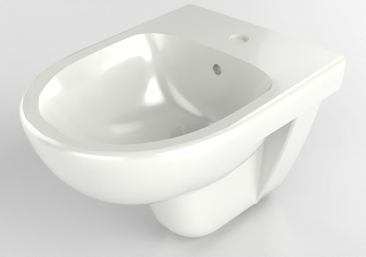 Bidê 3D - Bidê suspenso - Geberit - Geberit Selnova Compact...