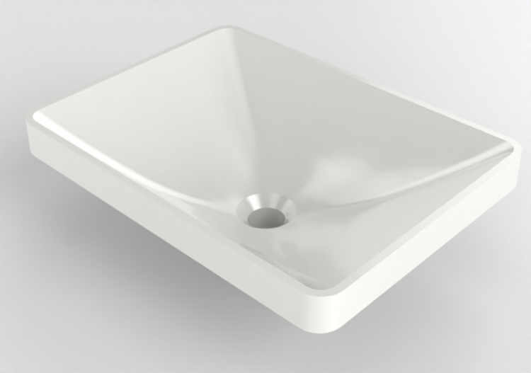 Pias 3D - Cuba de cerâmica - Geberit - Geberit VariForm -...