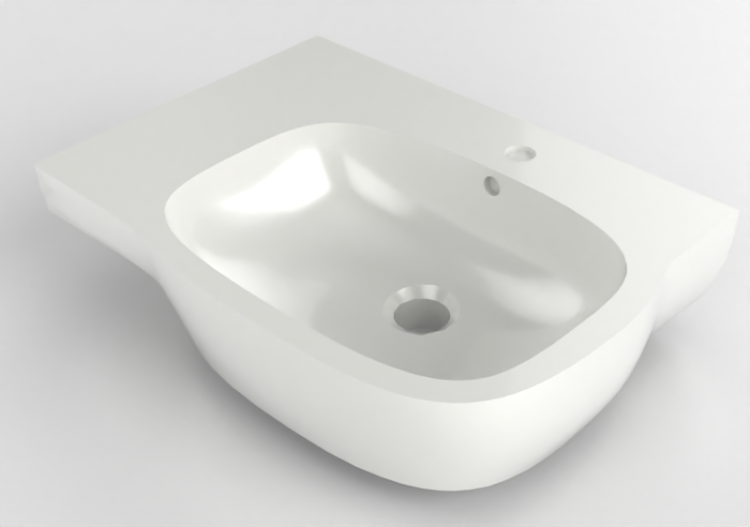 3D Sinks - Ceramic Washbasin - Geberit - Geberit Fantasia -...