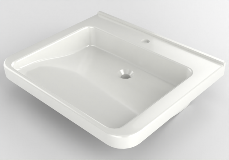Pias 3D - Lavatório PNE - Geberit - Geberit Selnova Comfort...
