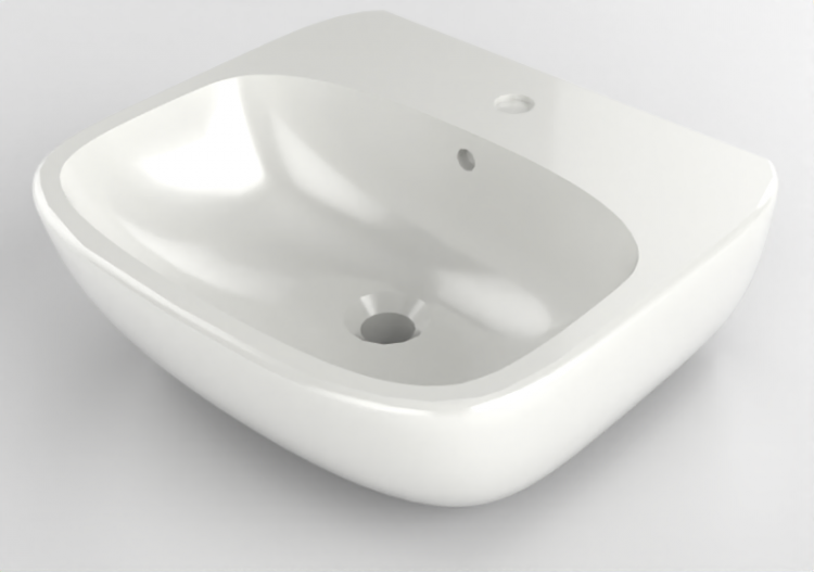 3D Sinks - Ceramic Washbasin - Geberit - Geberit Fantasia -...