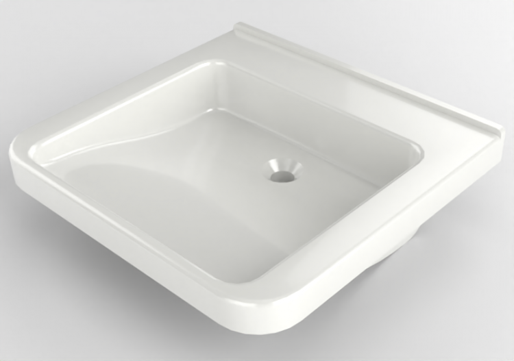 Pias 3D - Lavatório PNE - Geberit - Geberit Selnova Comfort...