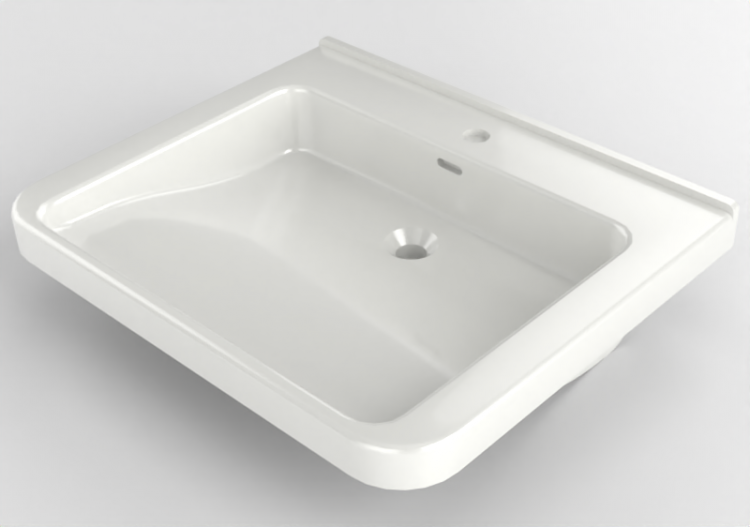 Lavabos 3D - Lavabo pour personne à mobilité réduite -...