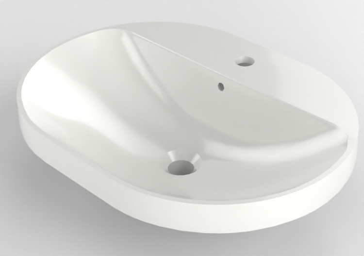 3D Sinks - Ceramic Washbasin - Geberit - Geberit VariForm -...