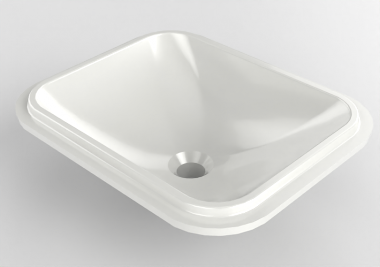 Pias 3D - Cuba de cerâmica - Geberit - Geberit VariForm -...