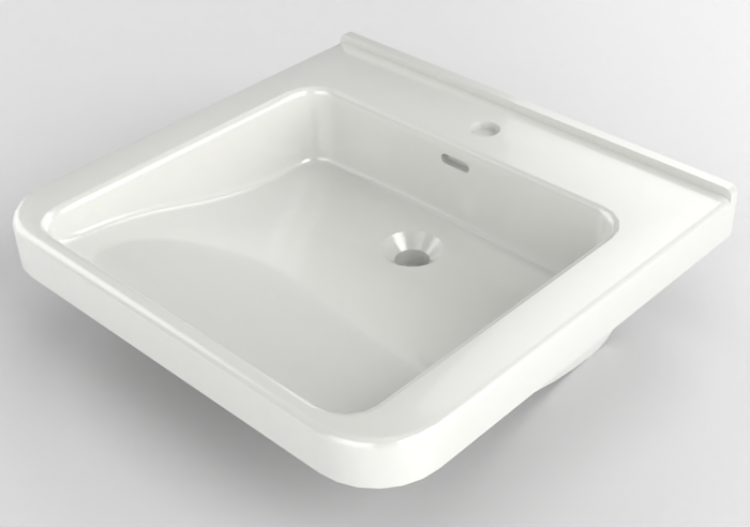 Pias 3D - Lavatório PNE - Geberit - Geberit Selnova Comfort...