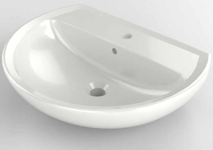 3D Sinks - Ceramic Washbasin - Geberit - Geberit Colibrì -...