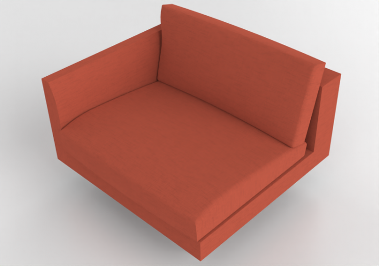 3D Sofa - Fabric Sofa - Montis - Axel - ACCA software
