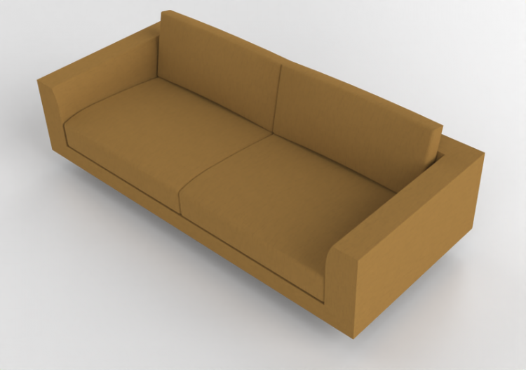 3D Sessel und Sofas - Sofa aus Stoff - Montis - Axel XL -...