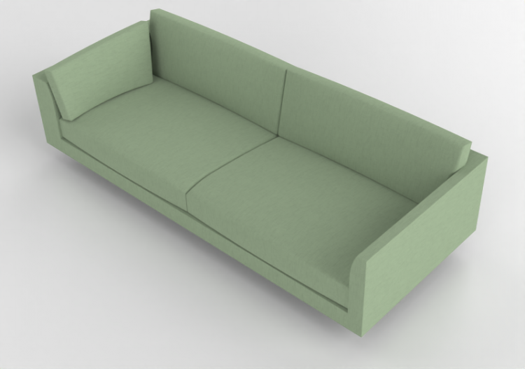 3D Sessel und Sofas - Sofa aus Stoff - Montis - Axel XL -...