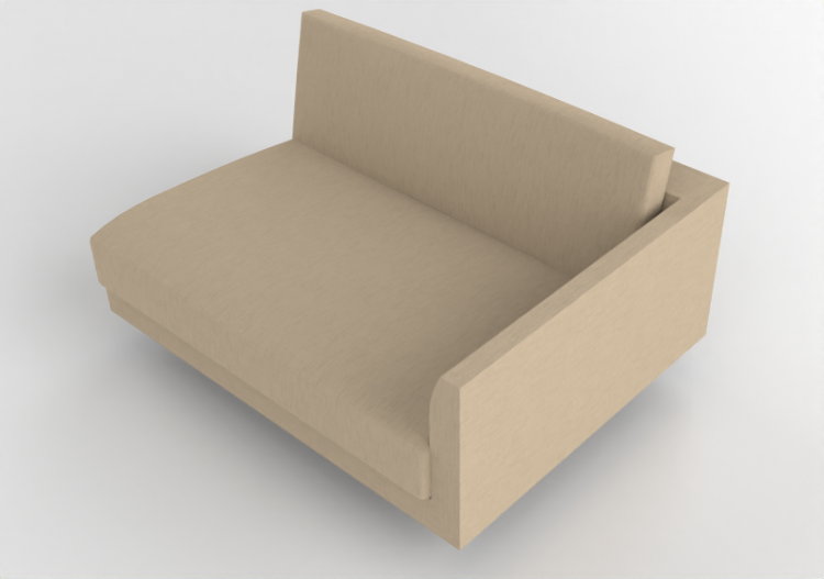 Poltronas y Sofás 3D - Sofá de tela - Montis - Axel XL -...