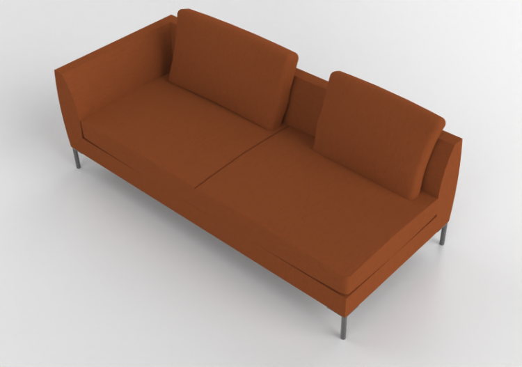 3D Sessel und Sofas - Sofa aus Stoff - Montis - Daley -...