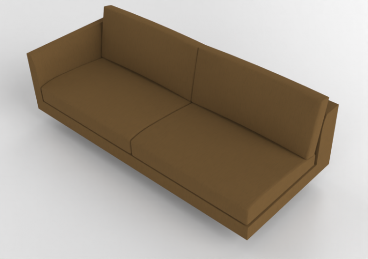 3D Sessel und Sofas - Sofa aus Stoff - Montis - Axel XLS -...