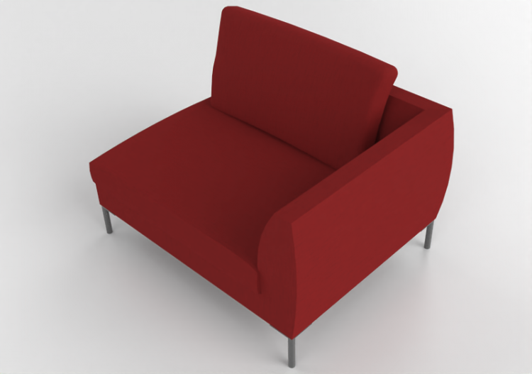 3D Sessel und Sofas - Sofa aus Stoff - Montis - Daley -...