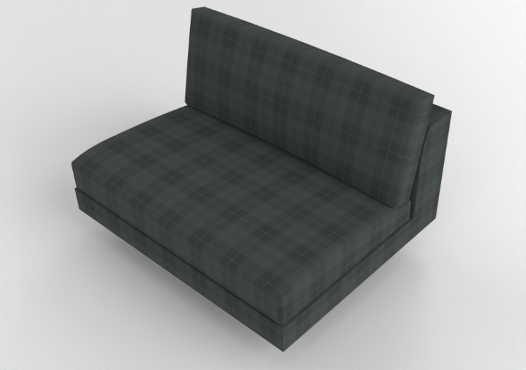 3D Sessel und Sofas - Sofa aus Stoff - Montis - Axel XLS -...