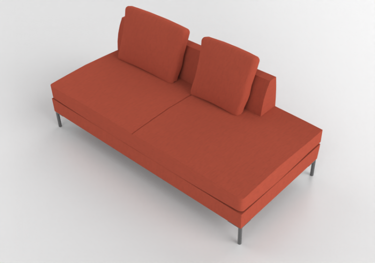 3D Sessel und Sofas - Sofa aus Stoff - Montis - Daley -...