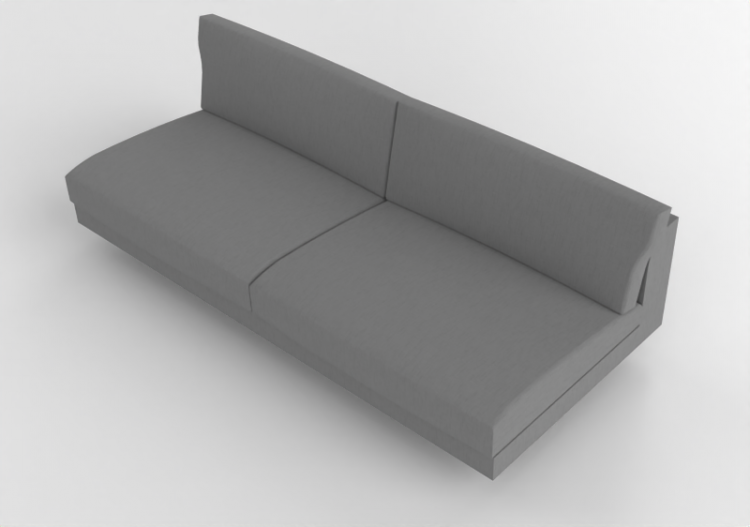 3D Sessel und Sofas - Sofa aus Stoff - Montis - Axel XL -...