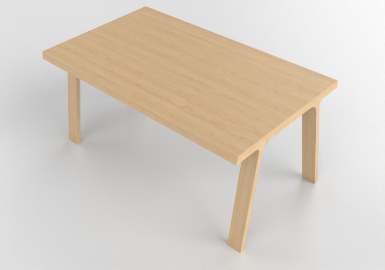 3D Tables - Wooden table - Montis - Doble - ACCA software