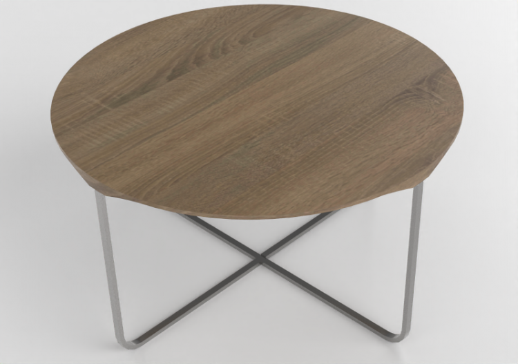 3D Tisch - Beistelltisch aus Holz - Montis - Flint - ACCA...