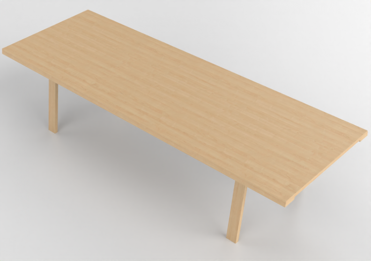 Mesas 3D - Mesa de madera - Montis - Doble - ACCA software