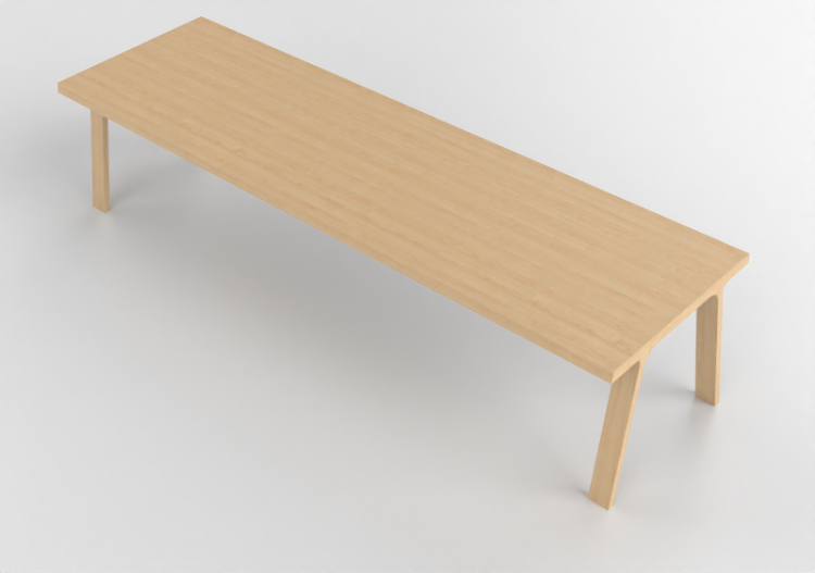 3D Tables - Wooden table - Montis - Doble - ACCA software