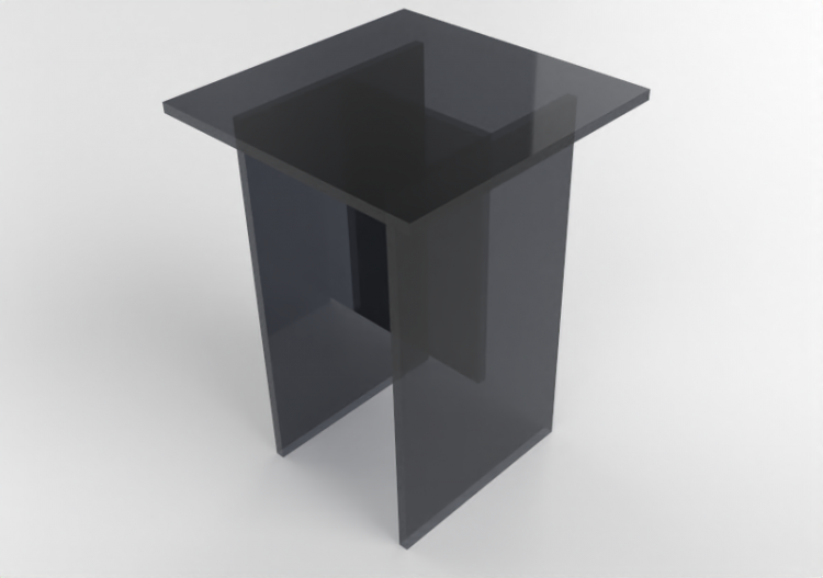 Mesas 3D - Mesita de vidrio - Montis - Perry - ACCA...