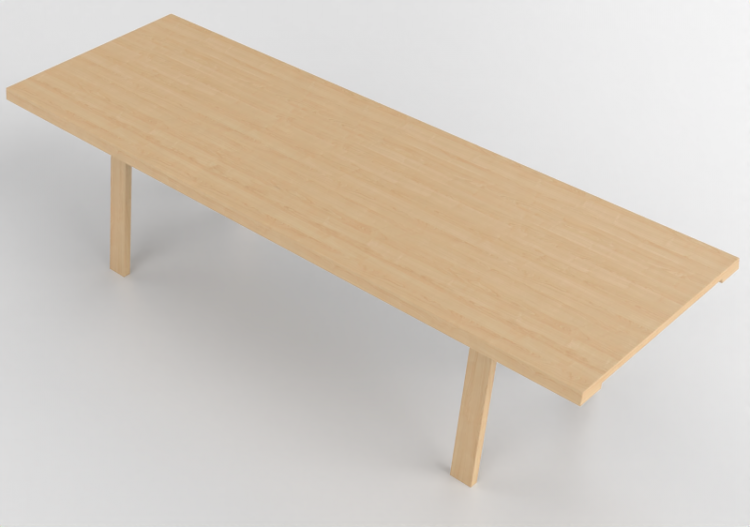 3D Tisch - Tisch aus Holz - Montis - Doble - ACCA software