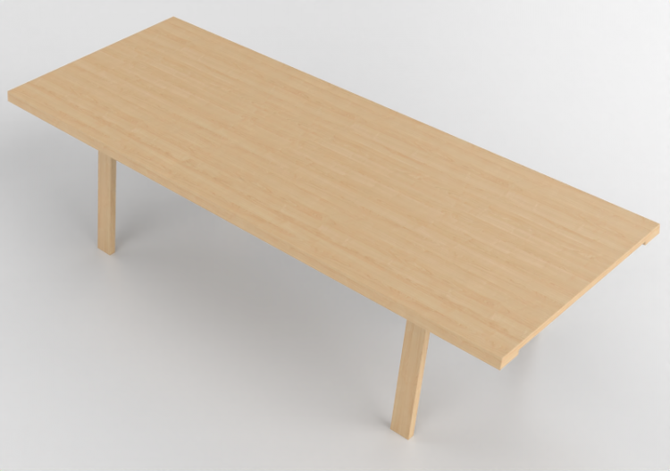 Mesas 3D - Mesa de madera - Montis - Doble - ACCA software