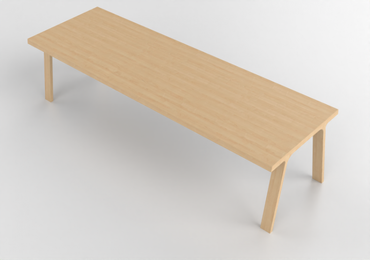 3D Tables - Wooden table - Montis - Doble - ACCA software