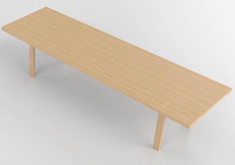 3D Tables - Wooden table - Montis - Doble - ACCA software