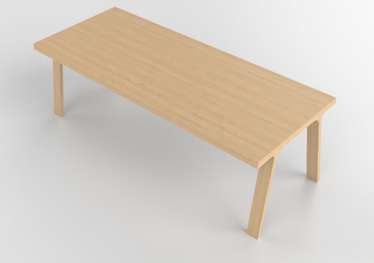 3D Tables - Wooden table - Montis - Doble - ACCA software