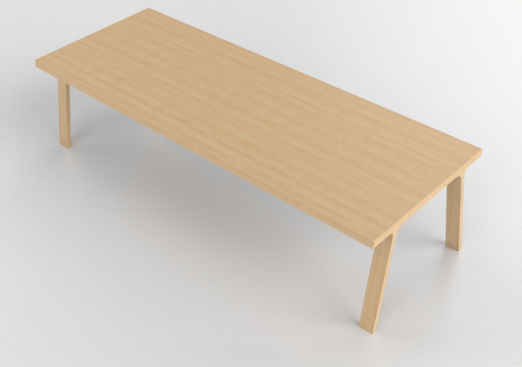 3D Tisch - Tisch aus Holz - Montis - Doble - ACCA software
