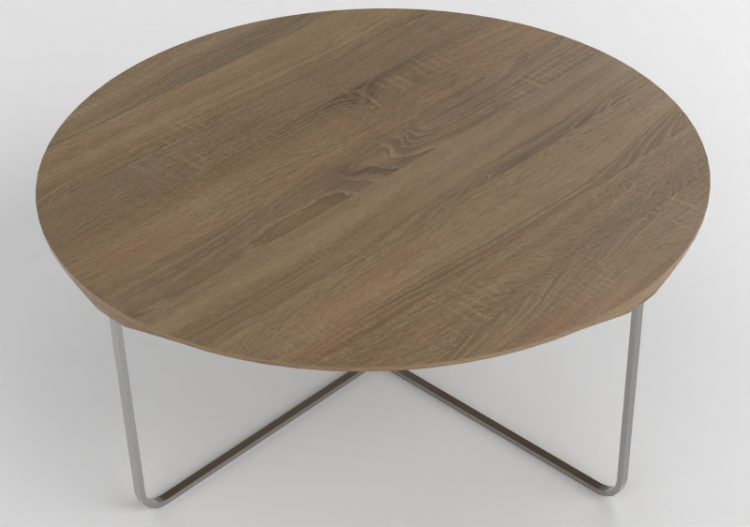 3D Tisch - Beistelltisch aus Holz - Montis - Flint - ACCA...