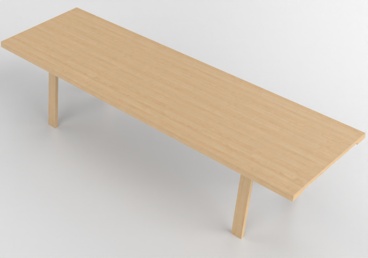 Mesas 3D - Mesa de madera - Montis - Doble - ACCA software