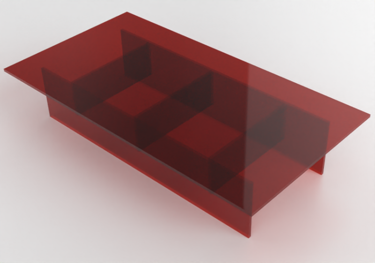 Tavoli 3D - Tavolino in vetro - Montis - Perry - ACCA...