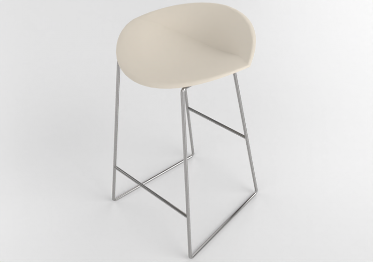 Sedie 3D - Sgabello in pelle - Montis - Mick - ACCA...