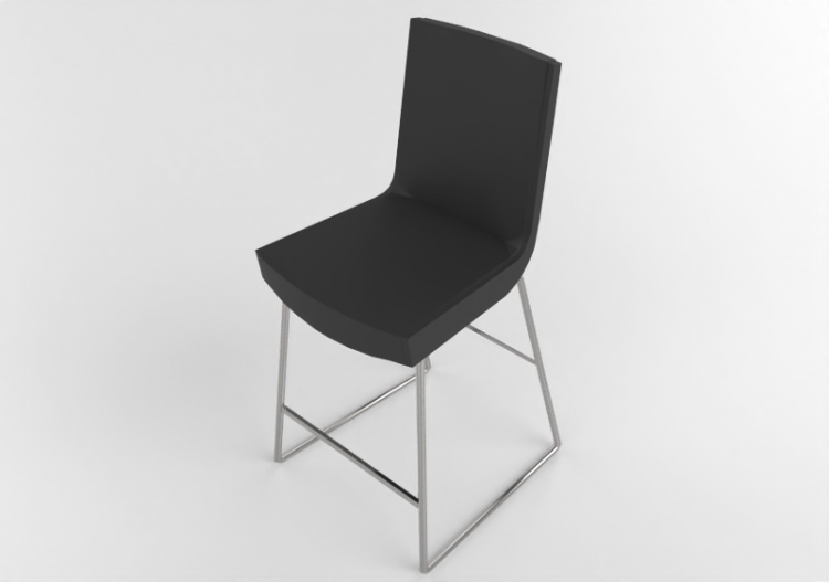 Cadeira 3D - Sedia em pele - Montis - Jim - ACCA software