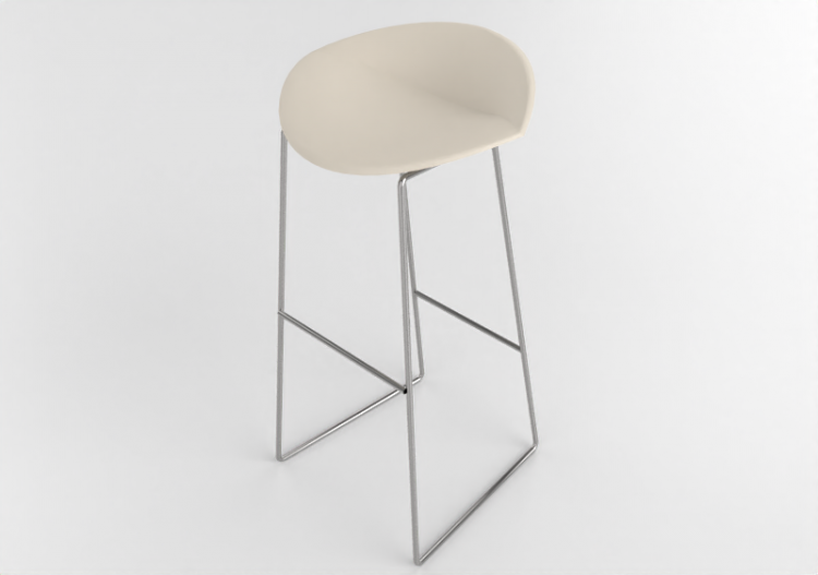 Sedie 3D - Sgabello in pelle - Montis - Mick - ACCA...