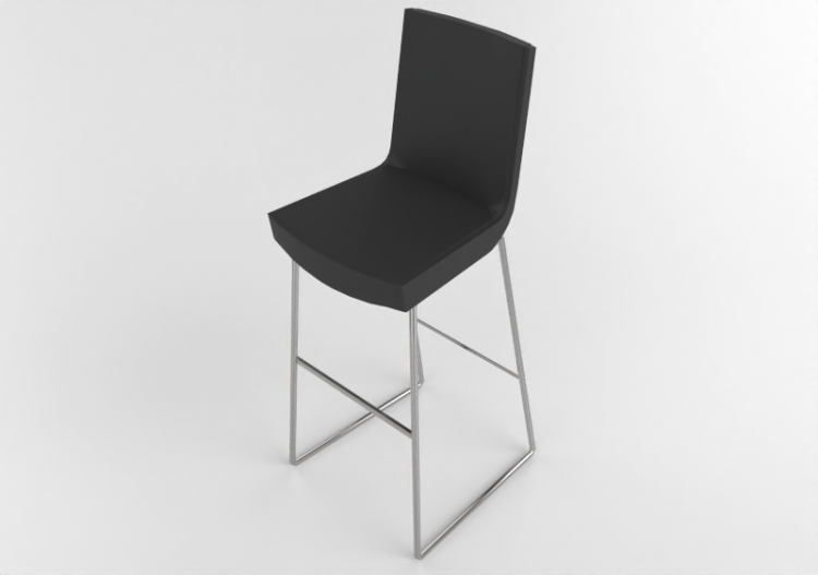 Cadeira 3D - Sedia em pele - Montis - Jim - ACCA software