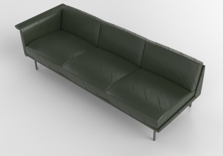 3D Sofa - Leather sofa - Montis - Otis - ACCA software