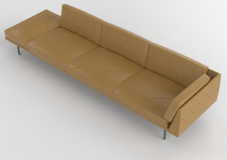 Divans 3D - Canapé en cuir - Montis - Otis - ACCA software