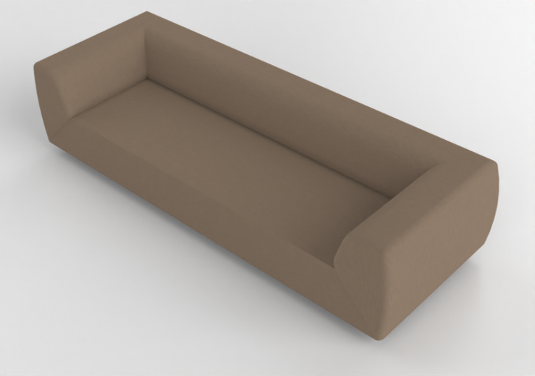 3D Sofa - Fabric sofa - Montis - Aztec XL - ACCA software