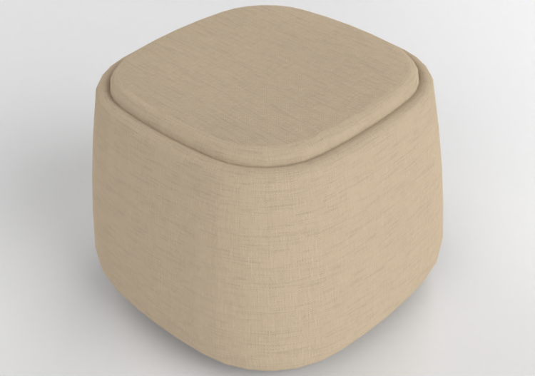Chairs and Sofas 3D - Fabric pouf - Montis - Dumplin - ACCA...