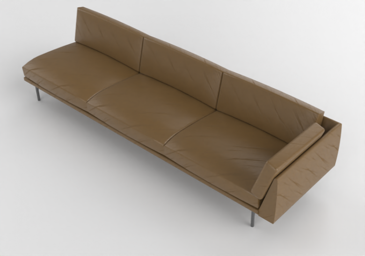 3D Sofa - Leather sofa - Montis - Otis - ACCA software