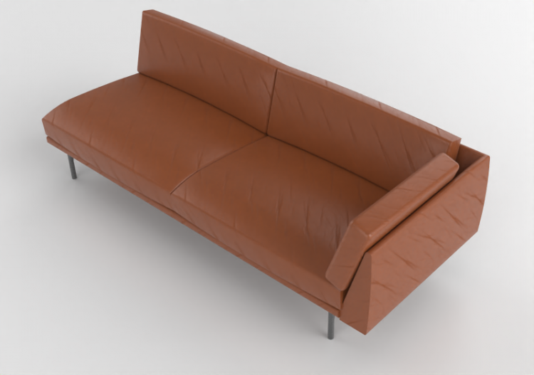 3D Sofa - Leather sofa - Montis - Otis - ACCA software