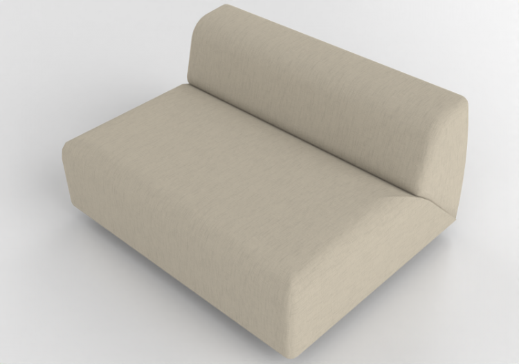 3D Sessel und Sofas - Sofa aus Stoff - Montis - Aztec XL -...