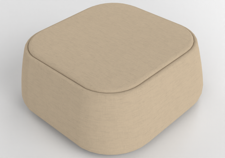 Chairs and Sofas 3D - Fabric pouf - Montis - Dumplin - ACCA...
